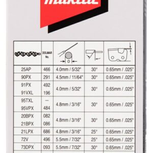 MAKITA M191H35-1 - ketting voor zaag met 38 cm lengte