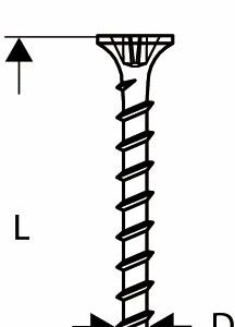 BOSCH WKR2608000552 - wikkende schroef 3,9x35mm voor metaal