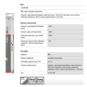 BOSCH BRZESZCZOT S1411DF