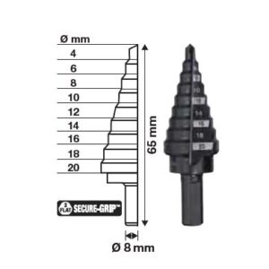 Milwaukee Wiertel stoppel 4-20mm