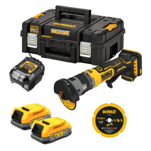 DEWALT DCG430E2T-QW – kantszlifier 76mm