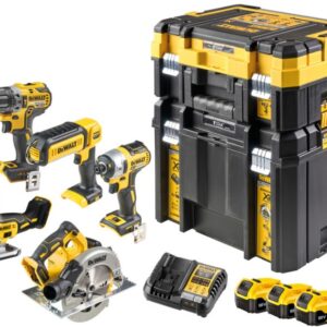 DEWALT DCK500P3T-QW – combo set 18V met lamp